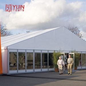 โครงสร้างอลูมิเนียมแบบ Clearspan ขนาด 20 ม. 25 ม. พร้อมหลังคา PVC สำหรับบ้านสำเร็จรูป เต็นท์งานแสดงสินค้า - Product Image 5