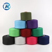 Fil recyclé en coton et polyester mélangé, anti-boulochage, absorbant l'humidité, couleurs personnalisées, écologique, fourni par l'usine, Ne 8s-32s