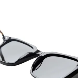 Veetus Wholesale Acetate Logo Custom Black Sunglasses Luxury Fashion Square Shades Sunglasses Men