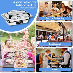 תזמון מכסה תזמון זכוכית מסגרת חימום מזנון חם עבור שרת המלון - Product Image 5