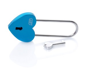 AJF cerradura en forma de corazón de cerraduras con caja de regalo grabado matrimonio boda candado para viajes de París - Product Image 2
