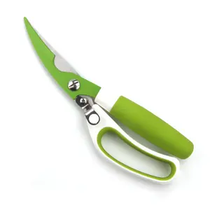 Heavy Duty Kitchen Chicken Scissors Spring Loaded Meat Shears Poultry Shears with Anti-Slip Handle