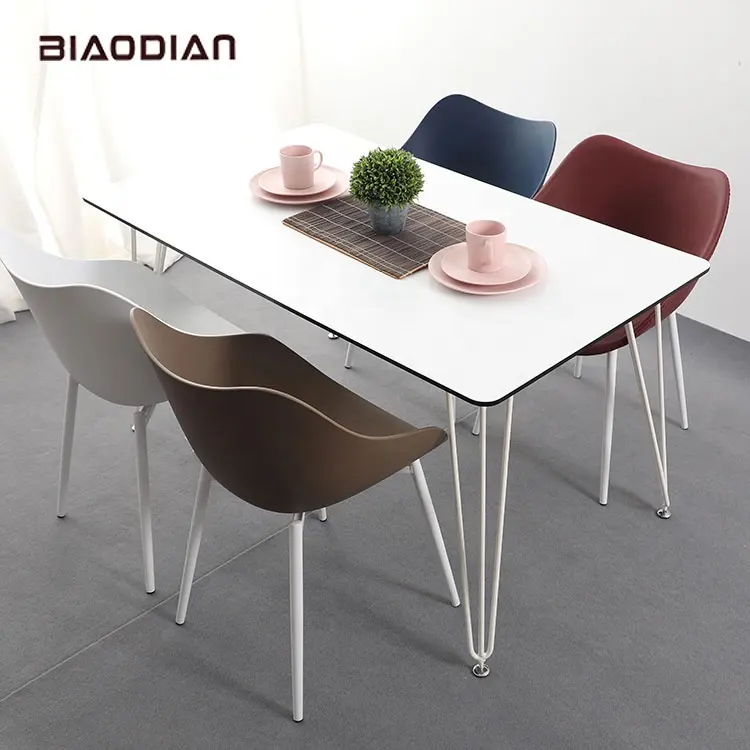 New design kitchen furniture modern square white kitchen tables