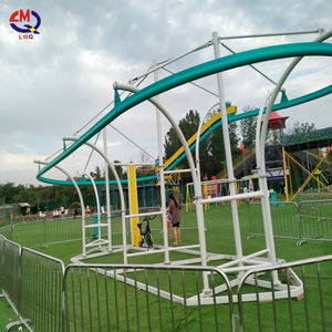 Equipo personalizado para niños, aventura, parque de juegos al aire libre, Montaña Rusa, tirolesa, <span class=keywords><strong>bicicleta</strong></span> sin alimentación, equipo de tirolesa para niños - Product Image 4