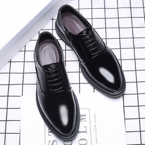 Scarpe in pelle Casual alla moda da uomo scarpe eleganti eleganti da uomo a punta britannica che gli uomini acquistano prodotti - Product Image 4