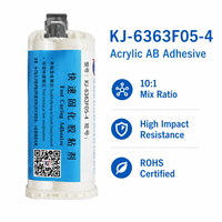 Pegamento Acrílico AB KEJIA KJ-6363F05-4 10:1 de Curado Rápido y Alta Resistencia para Unir Madera, Plástico y Metal en Trabajos de Carpintería y Construcción