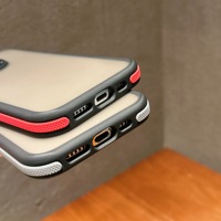 Nouveau Design étui de téléphone de luxe pour iphone 15 pro max antichoc protection Skinfeel TPU + PC étui de téléphone pour iphone 15 pro max