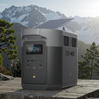 ECOFLOW DELTA 2400W stasiun daya portabel maksimum 2400W Lifepo4 pengisian daya listrik 2048 Wh cadangan rumah