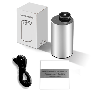 Mini máquina de aroma de metal con pilas, difusores de aroma de aceite esencial para coche USB - Product Image 6