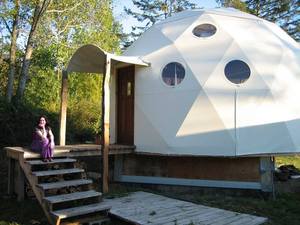 7m Outdoor Resort Luxury Igloo House Glamping Hotel Geodesic Dome Tent <strong>Kit</strong> With Bathroom - Product Image 3