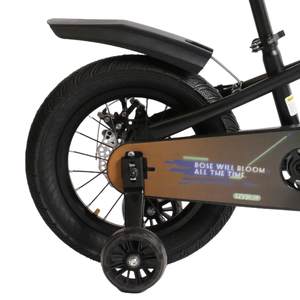 Bici per bambini 6 anni 16 pollici ragazza <span class=keywords><strong>ragazzo</strong></span> <span class=keywords><strong>bicicletta</strong></span> <span class=keywords><strong>con</strong></span> ruote da allenamento faro e stelle filanti colorate - Product Image 4