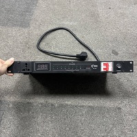 CrazyDance R328S Profesional 8-Kanal 6000W Pengontrol Sequencer Daya Keluaran Regulator Pelindung Lonjakan Arus Kondisioner Daya LED