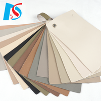 Tissu en similicuir vinyle, cuir PU pour ameublement, 54 pouces de large, vendu au mètre, plusieurs couleurs