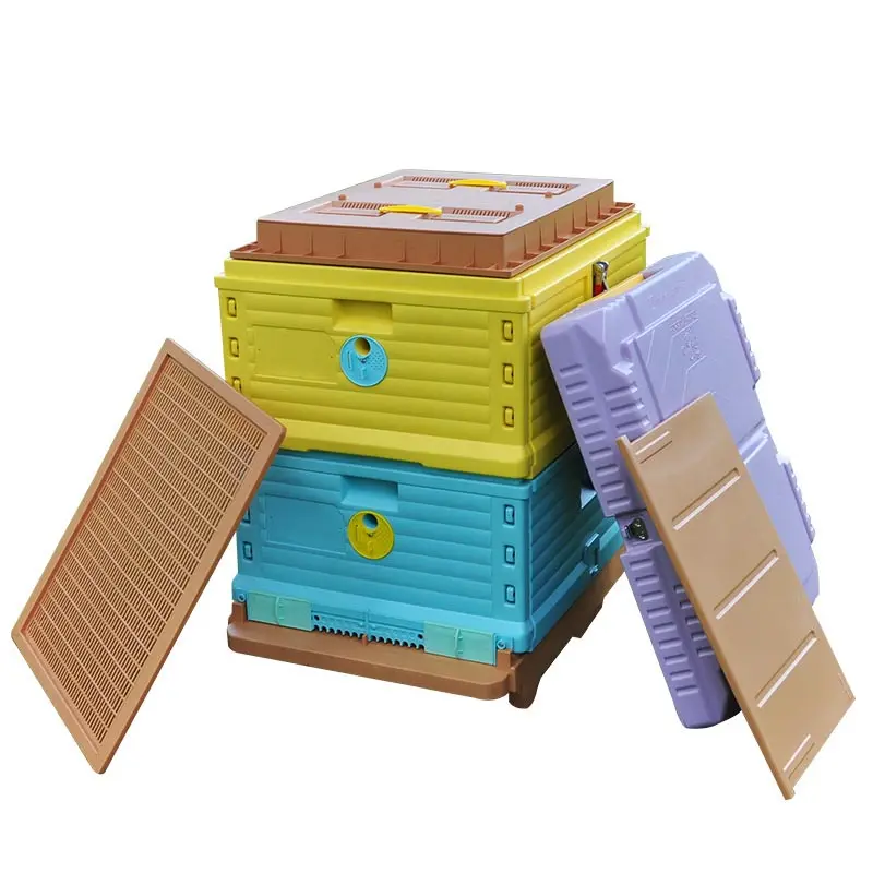 Ruche d'abeilles 10 cadres boîte de ruche d'abeilles en plastique langstroth