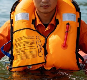 Giubbotto di Salvataggio Gonfiabile Automatico HYT-N-001 per Adulti, 150N, Grande Galleggiabilità, Leggero, per Pesca, Nautica e Lavoro - Product Image 2