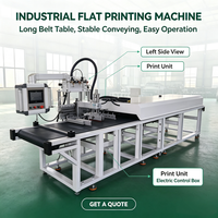 Mesin Sablon Vakum Flatbed untuk Tas Kertas PVC, Tombol Keyboard Silikon, Produk Elektronik