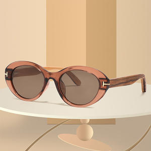 Gafas de Sol Conchen Cat Eye, Montura Ovalada Negra, UV400, Protección Solar para Mujer, Moda, Viajes, Conducción, Lentes TAC, Montura de PC - Product Image 3