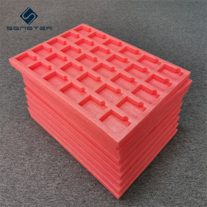 Impermeabile Anti-Shock nero <span class=keywords><strong>EVA</strong></span>/EPE/PU spugna schiuma inserto tubo stile foglio per articoli delicati per il confezionamento - Product Image 1