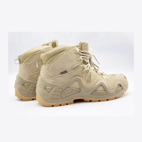 Bottes Tactiques Homme de type Jungle avec Semelle Extérieure en Caoutchouc PU et Daim Fendu – Vente en Gros