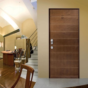 Usi De Interior Cu Furnir Natural Stejar europeo Cu <span class=keywords><strong>Toc</strong></span> Vopsit Alb Rama De Lemn Masiv - Product Image 5