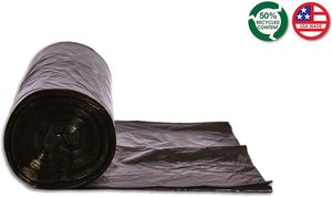 ถุงขยะสีดำแบบหนาพิเศษ – ถุงพลาสติกคุณภาพพรีเมียมสำหรับใส่ขยะในถังขยะ เกรดอุตสาหกรรม เหมาะสำหรับการรีไซเคิล ขวดพลาสติก - Product Image 5