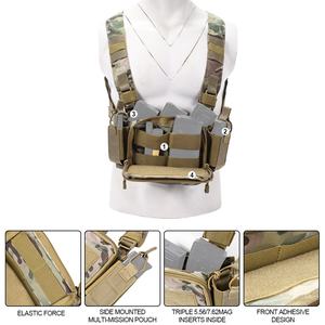 Gilet de combat tactique modulaire avec harnais de reconnaissance et pochette pour chargeurs - Product Image 6