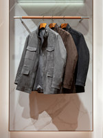 Veste de terrain M65 pour homme Eversley-Zane, automne, en daim extensible, col haut, fermeture éclair, veste utilitaire