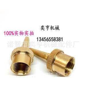 Buse universelle en cuivre pour jet direct réglable 4, 6 et 1 pouce, connexion filetée interne pour fontaine de jardin - Product Image 3