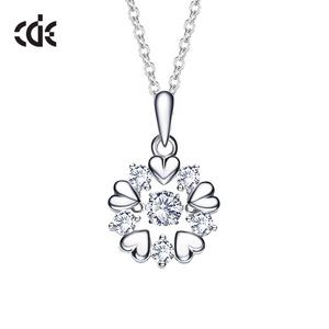 ดอกดาวสี่สี่จุดสร้อยคอ925เงินดาวรูปจี้สร้อยคอ - Product Image 6