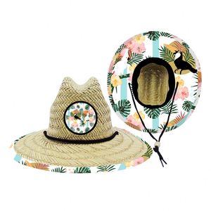 2025 nuevo diseño americano personalizado salvavidas sombrero para el sol ancho bajo ala Safari sombrero para el sol niños - Product Image 2