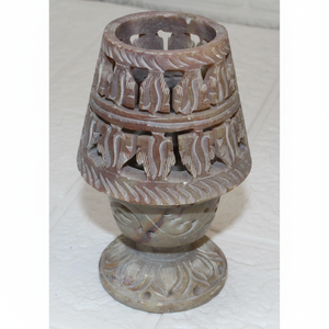 Portavelas Decorativo de Piedra de Savia |   Vela de Piedra Hecha a Mano para Hotel, Spa y Decoración de Interiores - Product Image 1