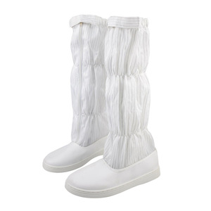 Botas Altas Antiestáticas y Antipolvo con Parte Superior de Poliéster y Suela de PU para Trabajo en la Industria del Semiconductor - Product Image 1