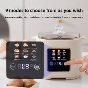 <span class=keywords><strong>Cuiseur</strong></span> à œufs <span class=keywords><strong>vapeur</strong></span>, machine à <span class=keywords><strong>petit</strong></span>-déjeuner, pour œufs onsen à coque molle, double couche, couvercle à commande tactile, mini <span class=keywords><strong>cuiseur</strong></span> à œufs domestique - Product Image 4