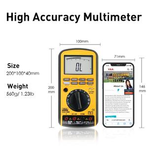 VA38 50000 zählt Multimeter Digital Analog Bar LCD-Display True RMS Auto Range 50000 Count 200KHz DBm Tester mit USB-Infrarot - Product Image 5
