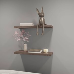 Floating Shelf Wood <b>Wall</b> Mount Modern Minimalist Decor Shelves For Living Room Bedroom Home Office <b>Display</b> Storage Rack - Product Image 1