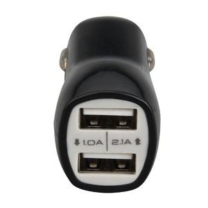 Mini adaptateur de chargeur de téléphone de voiture double USB 2.1A <span class=keywords><strong>charge</strong></span> rapide pour <span class=keywords><strong>iPhone</strong></span> Xiaomi HTC téléphone tablette chargeur de voiture <span class=keywords><strong>prise</strong></span> - Product Image 3