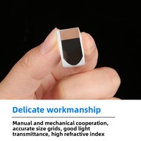 High-Precision 12.5 Half-House Prism Optical Instrument Lens High Transmittance Glass Refractor Prism