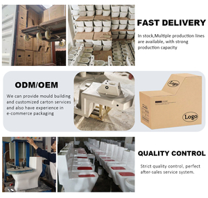 Ovs CE châu Âu khách sạn sang trọng màu trắng tiết kiệm nước gốm tủ quần áo tiêu chuẩn Châu Âu <span class=keywords><strong>WC</strong></span> ẩn không có vành tường nhà vệ sinh - Product Image 3