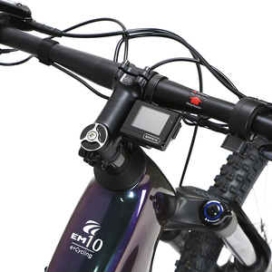 Bicicleta de Montaña Em10 de Fibra de Carbono con Suspensión Completa, Motor Central de 12 Velocidades, 48v 720wh, Frenos de Disco Hidráulicos, Bicicleta Eléctrica Em10 de 12 Velocidades - Product Image 3