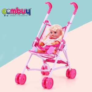 Finta play indoor per bambini trolley giocattoli del bambino passeggino pieghevole - Product Image 3
