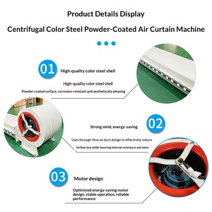 Centrifugale luchtkoeler, krachtige industriële dakluchtkoeler voor koude opslag, 1 meter aanpasbaar, 1 jaar garantie - Product Image 3
