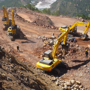 Excavadora grande LICHMACH de 40 toneladas y 50 toneladas para excavadora sobre orugas minera con excavadora de minería de carbón de cubo gratis - Product Image 3