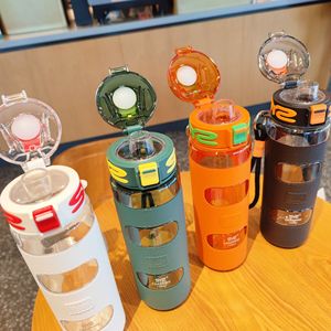 Sy2 Chashihu 700ml Double Wall <b>Plastic</b> Water Bottle Bpa Free Travel Outdoor Fitness <b>Cup</b> - Product Image 3