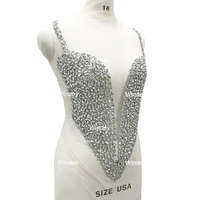 Robe de Mariée Formelle Chaude Or / Bleu / Rouge / Noir / Argent, Col en V, Corset Bustier Halter avec Strass et Appliques pour Robe