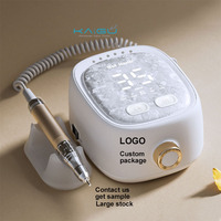 Professionele Borstelloze Elektrische Nagelboor Krachtige Hoge Snelheid Led Display Lage Trillingen E Vijl Manicure Nagelschuurmachine