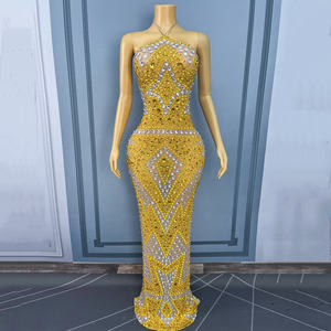 Novance Y5306 Abito <span class=keywords><strong>da</strong></span> Sera Elegante e Modesto con Design a <span class=keywords><strong>Farfalla</strong></span> in Cristallo per Ospiti di Matrimonio - Product Image 3