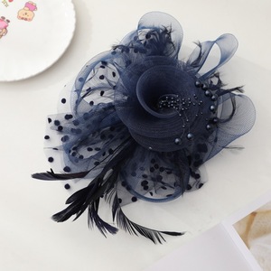MADESHINE Vente en gros Accessoires capillaires pour femmes, Chapeau de fête à large bord style Derby avec voile en dentelle, Coiffe pour Halloween et Noël - Product Image 4