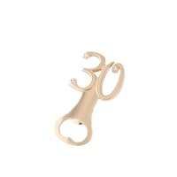 Décapsuleur en alliage de zinc en forme de 30/40/50/60/70/80, idéal pour Halloween, mariages, anniversaires, coffrets cadeaux, cadeaux de remerciement et souvenirs