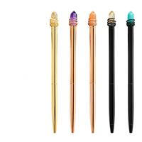 Stylo publicitaire créatif en métal fin avec logo imprimé pour cadeaux de bienvenue – Durable et élégant