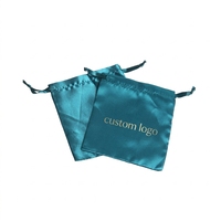 Tas Tangan Tali Ganda Logo Kustom, Tas Serut Sutra, Tas Belanja Serut Lipat, Tas Belanja Serut Promosi